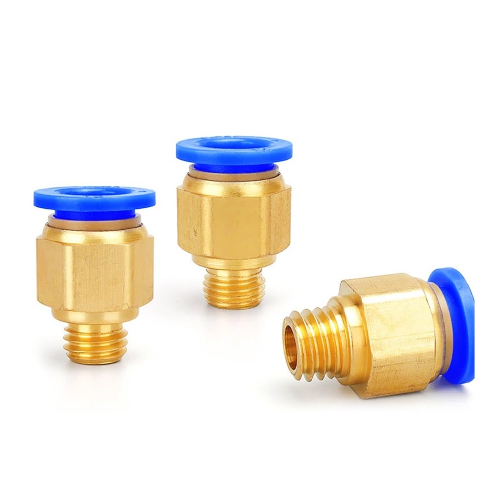 Connettori Rapidi for Raccordi Pneumatici Da 50 Pezzi - Giunti Con Filettatura Maschio In Ottone for Sistemi Di Aria E Vuoto joyous(10mm,1/2 inch)
