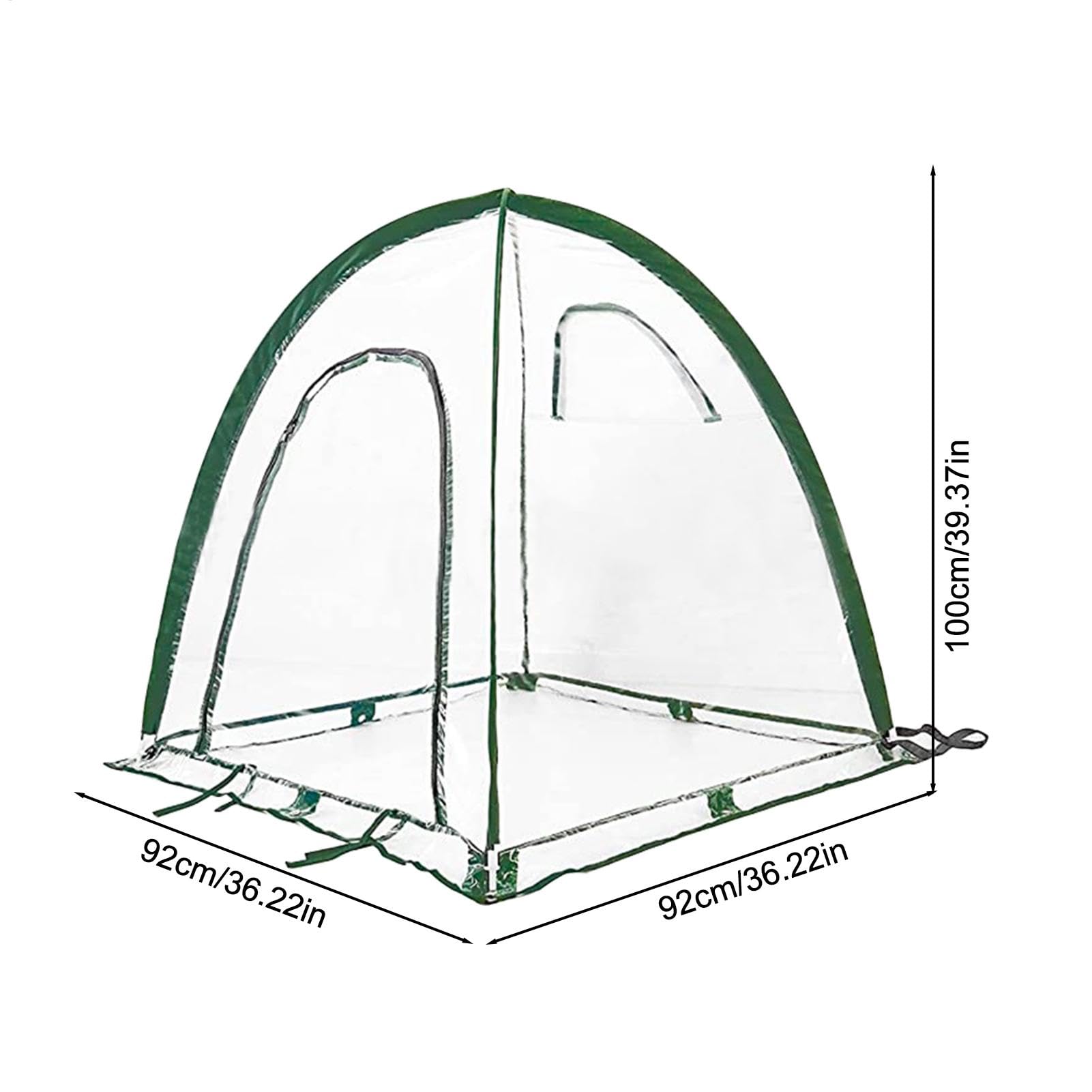 Copertura per piante resistente alle intemperie, serra portatile, 92 x 92 x