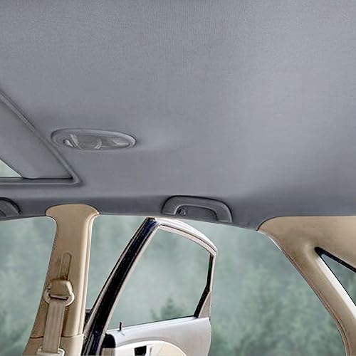 Miniatura 8 de OTOEZ Material de respaldo de espuma de tela para el techo del automóvil, 60 pulgadas de largo x 36 pulgadas de ancho, material de tela para el