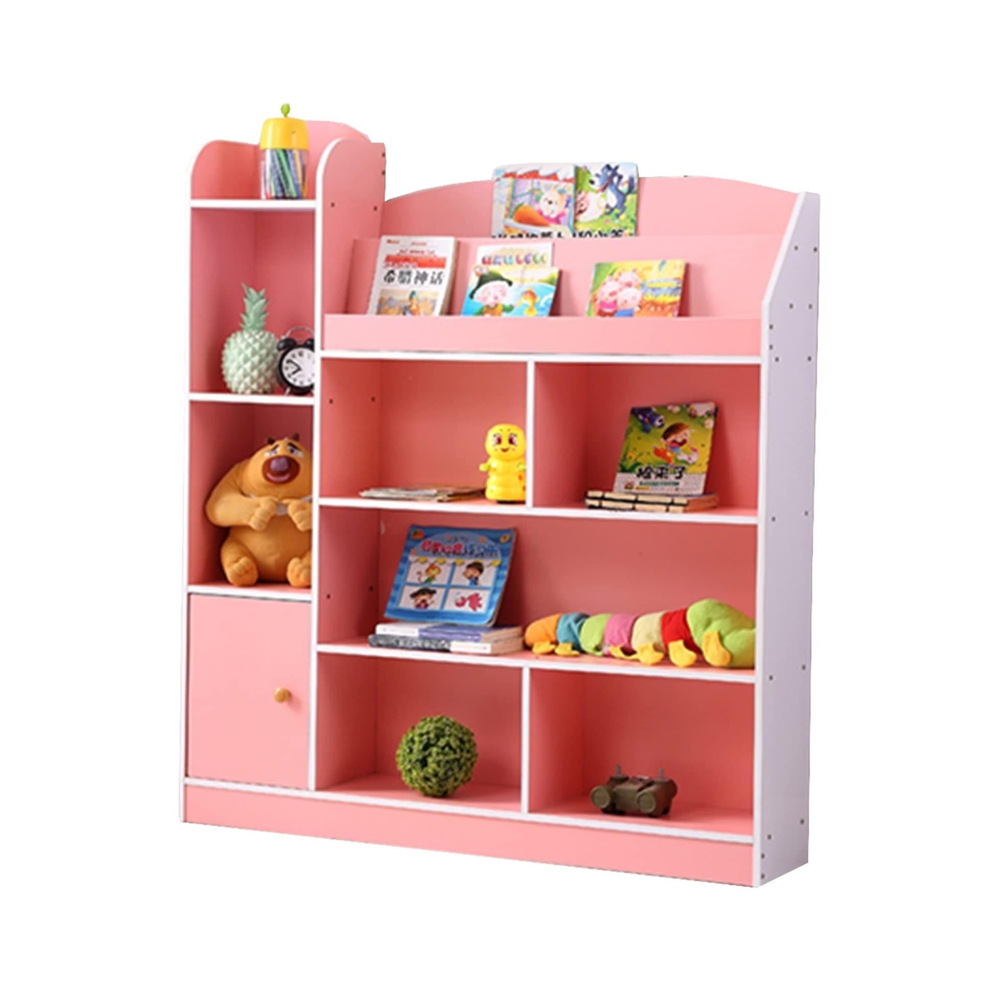 Multifunzione Scaffale per libri per bambini Scaffale per libri illustrati dal pavimento al soffitto Scaffali per libri semplici per la casa multistrato Armadietto per scuola elementare Libreria