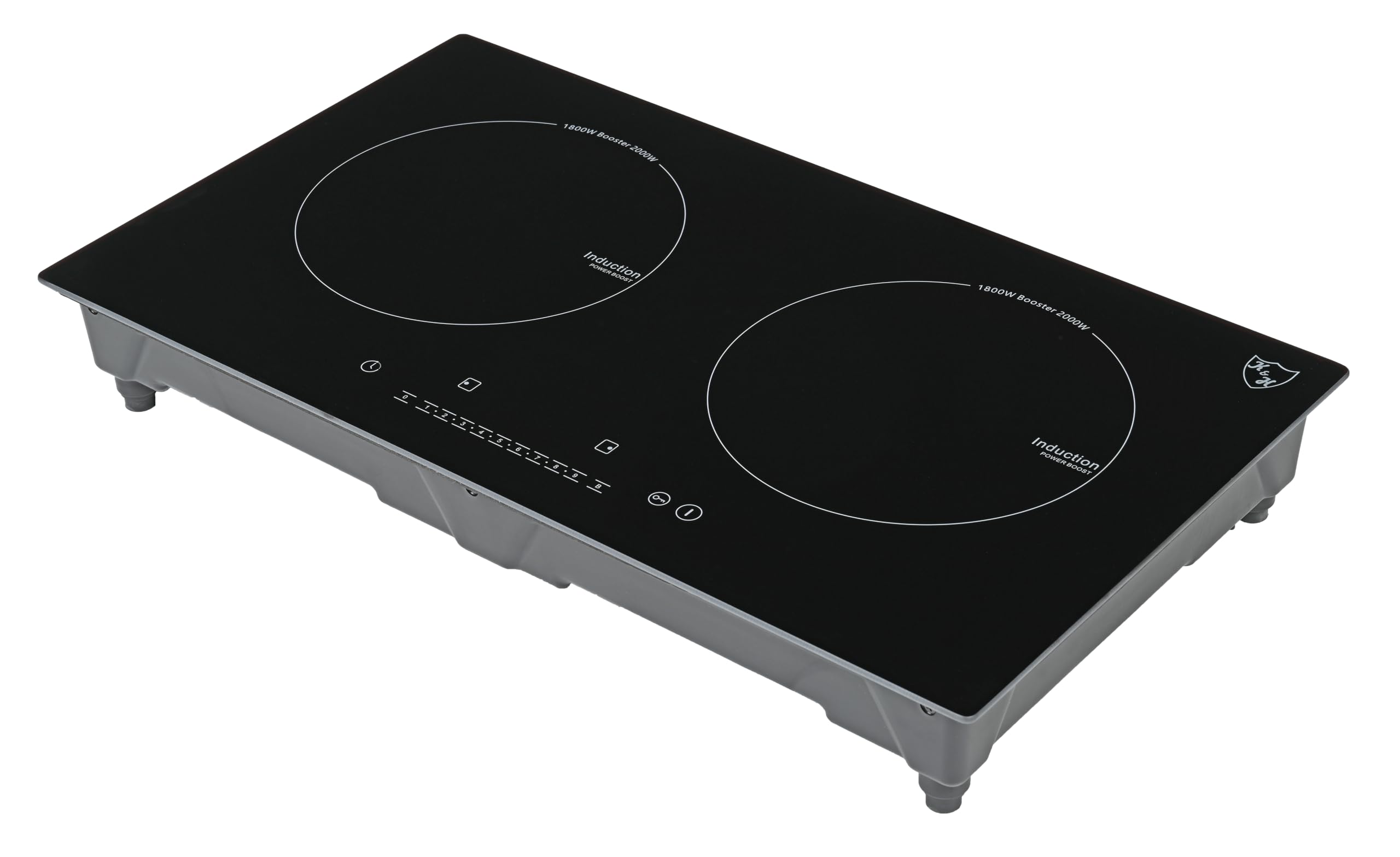 K&H Induktionskochfeld HIN-3420-6 2 Zonen 3400 Watt 17 Leistungsstufen 60cm