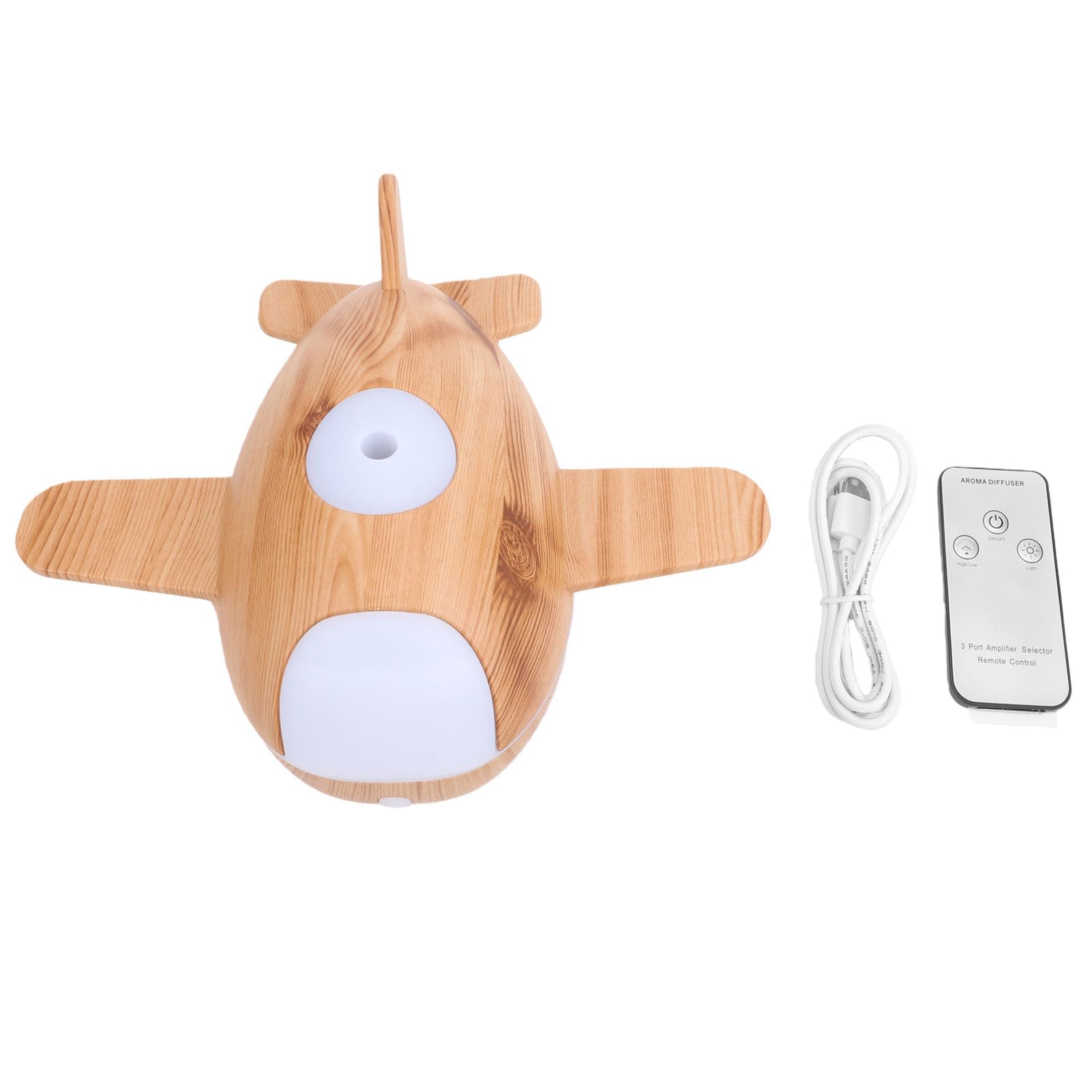 Humidificateur diffuseur d'aromathérapie ultrasonique effet bois RIZGHWOY