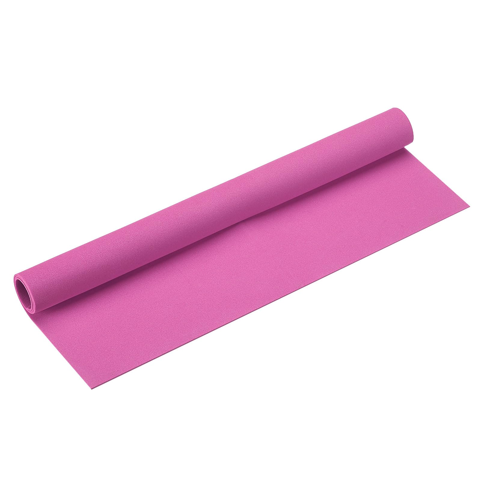 sourcing map Foam Sheets Crafts 19x19 Inch 1mm EVA Craft Foam Paper Foam Sheets for Crafts Projects DIY Cosplay Modeling, Rose Red