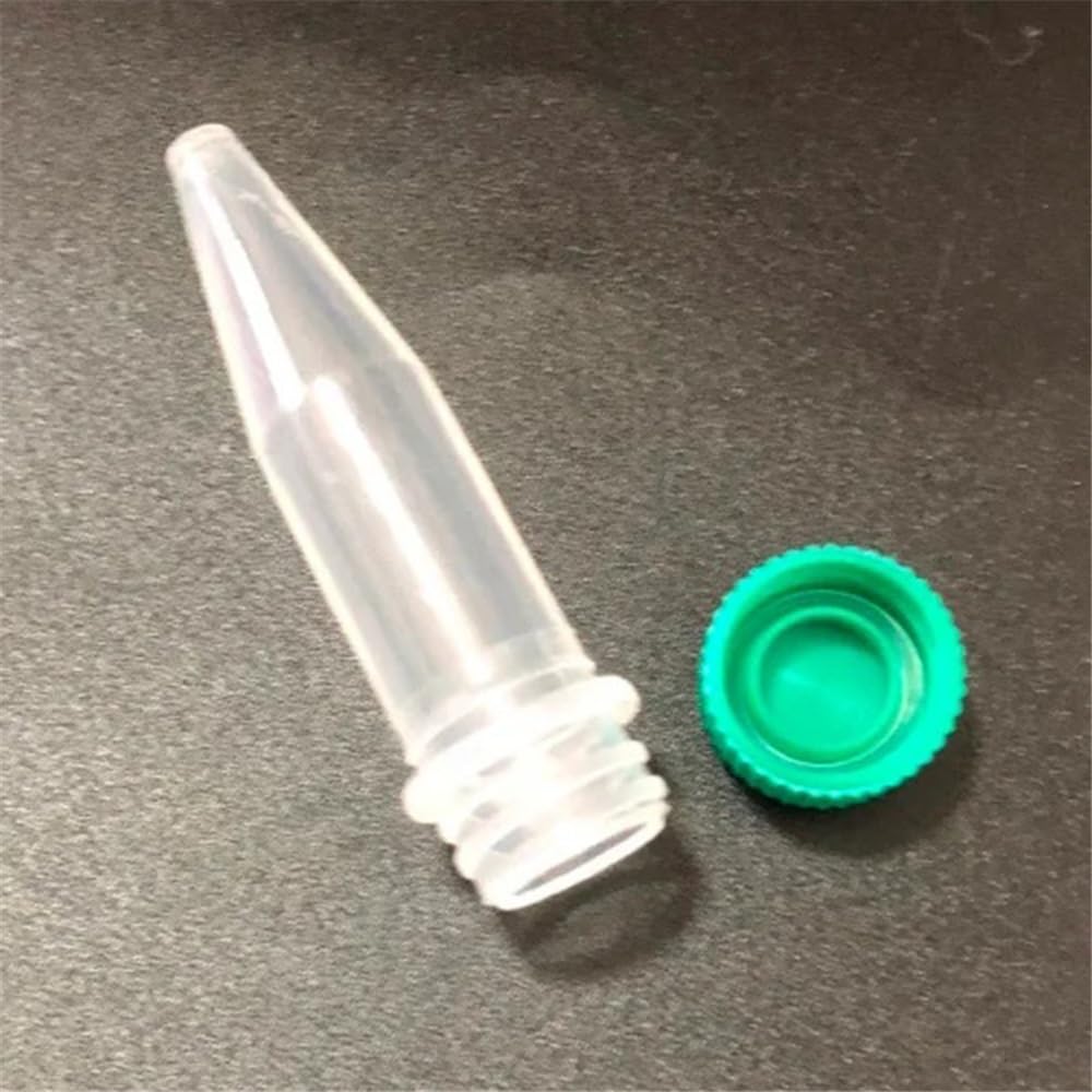 Laborglaswaren 500 Teile/los 1,5 ml 10 × 45mm Kunststoff Fläschchen Schraube Kappe Scharfen Boden Zentrifuge Labor Mit Dichtung Ring