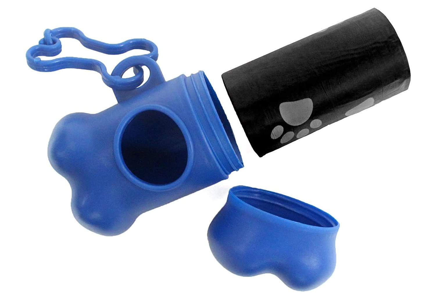 RvPaws Pet Bone Shaped Waste Poop Clean Bags with Bag Dispenser Box with Garbage Carrier Holder+3 Bag Rolls (Color May Vary) (B09K7YB1L4) Amazon Price History, Amazon Price Tracker