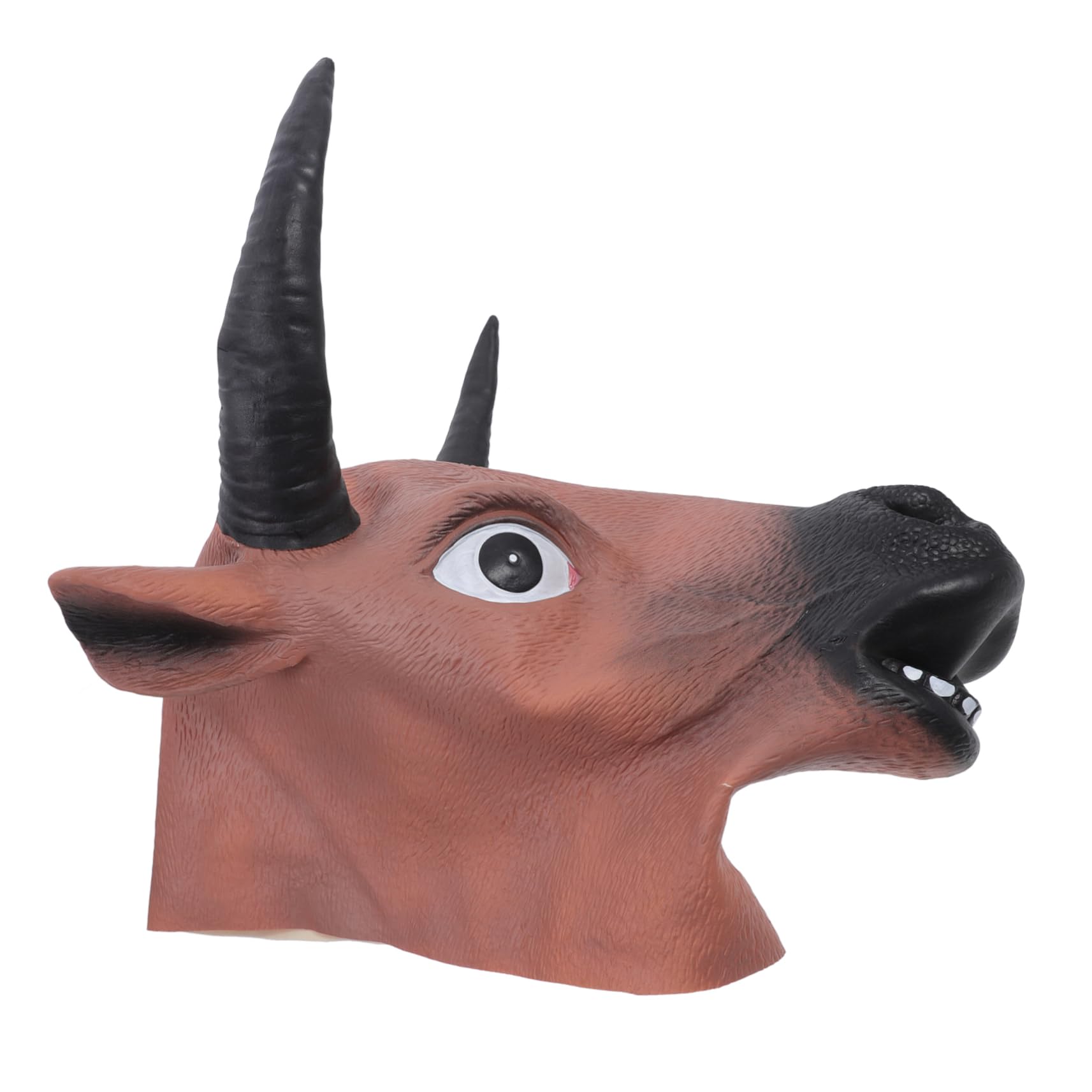 Milisten Comfortable Cow-head Mask Fancy Dress Halloween Party Mask The Animal Headgear Cosplay Prop