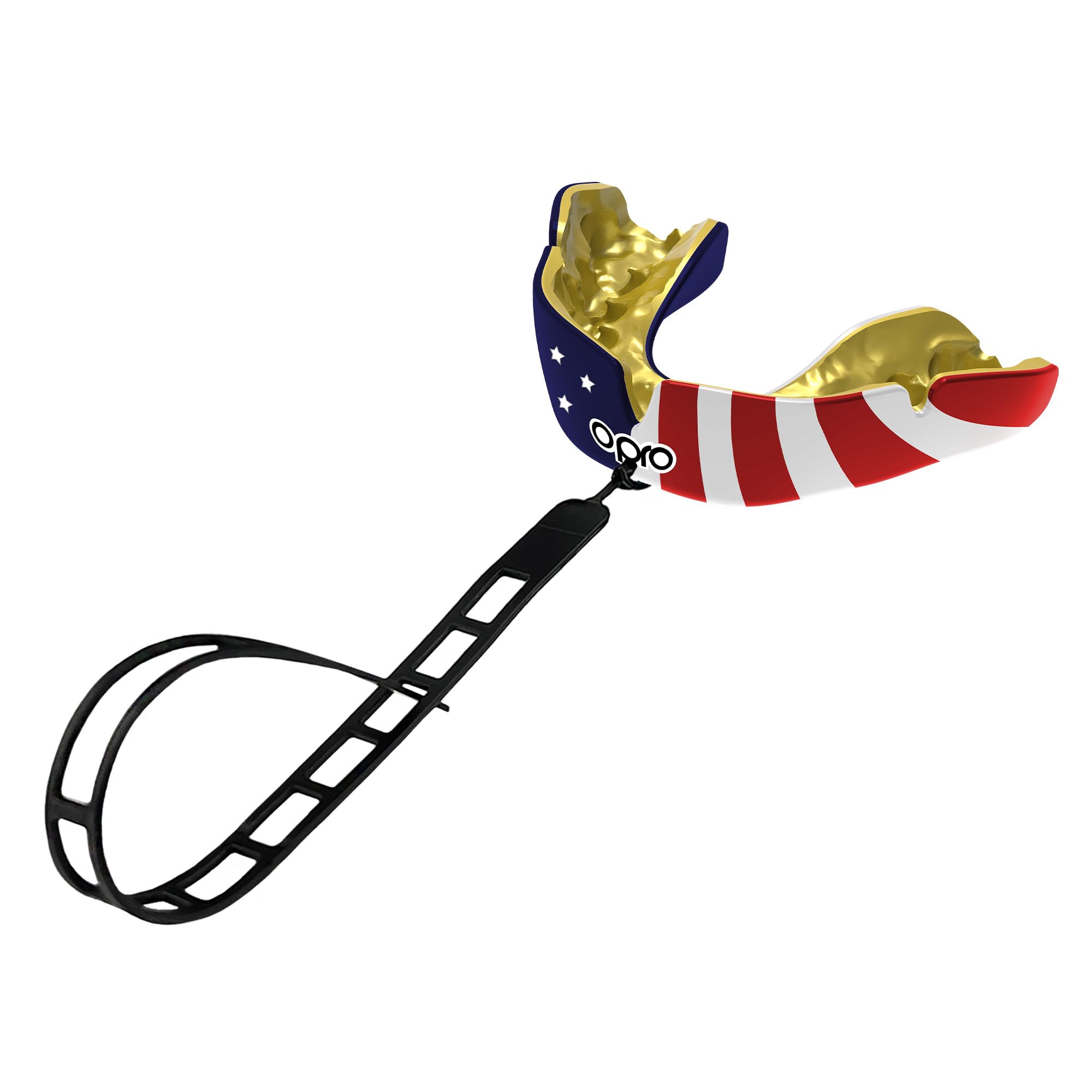 OPRO Instant Custom-Fit Mouth Guard, Dentist-Level Comfort, Protection & Fit - Moldable Mouthguard for Football, Boxing, Rugby, MMA, BJJ, UFC Mouth Piece- Includes Mouth Guard Case (USA, Adult)