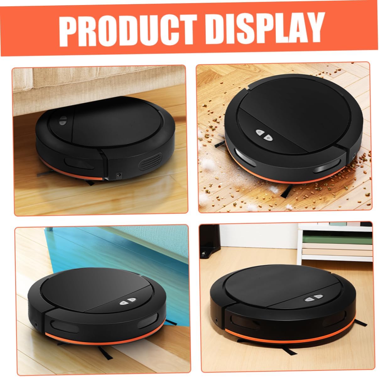 Robotic Vacuum Mop Robot Auto Cleaning High-Powered Suction Floor Sweeper Smart Vacuum for Home Self-Cleaning Us Version