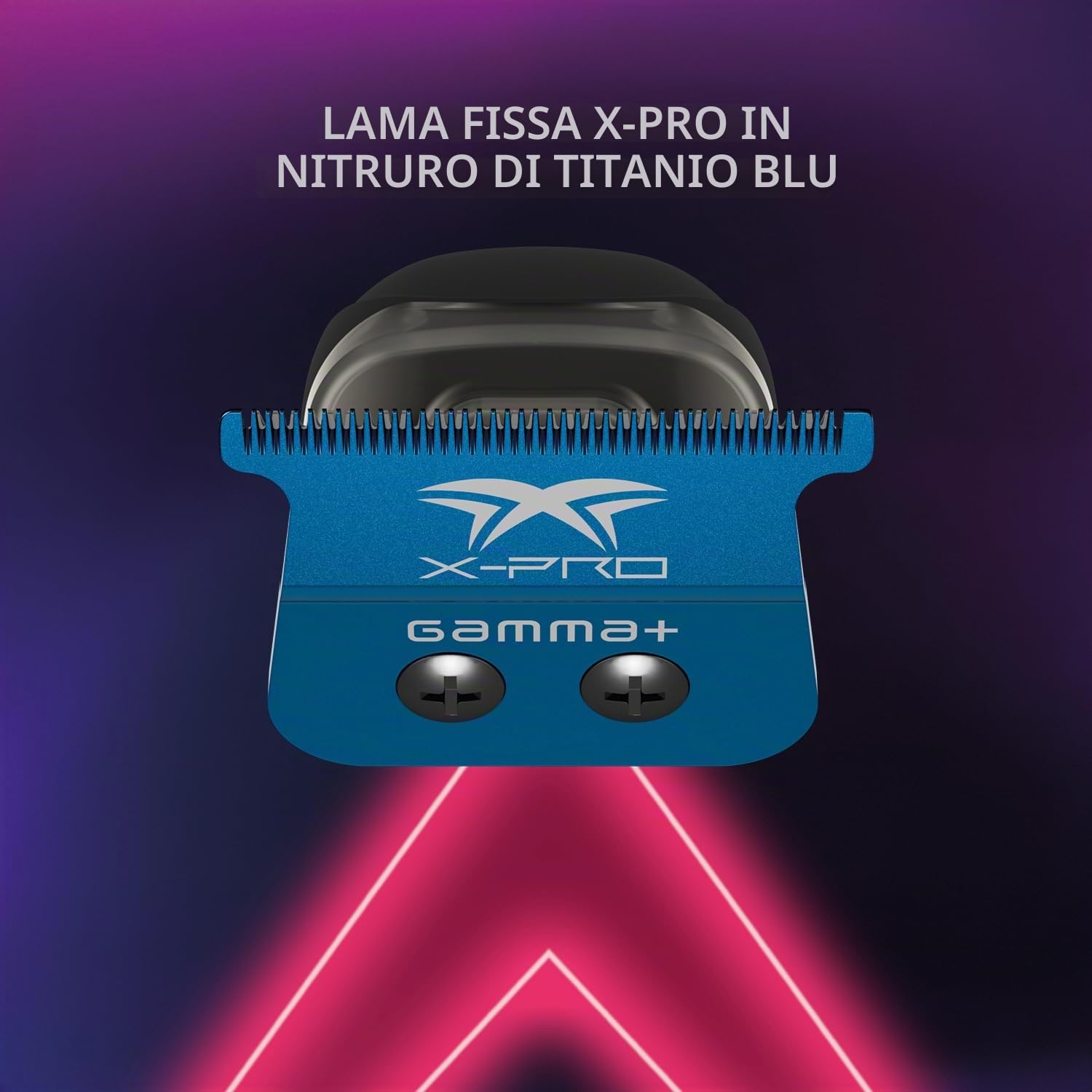 Gamma+ HITTER UP Trimmer Professionale per Contorni e Barba | Regolabarba e Rifinitore Capelli ad Alta Precisione | Motore Potente 7000 RPM | 2 Ore di Autonomia | Pettini Magnetici | Ricarica USB-C