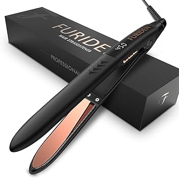 curved flat iron for curling hair