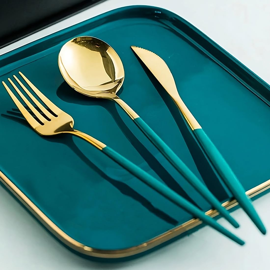 See full amazon price history chart for BonZeaL Mirror Finish 410 Stainless Steel 3 Pieces Black Gold Cutlery Set for 1 Luxury Cutleries for Dining Table Diwali Gift Items for Friends Gift for Diwali Diwali Gift Hampers Diwali Gift Set BonZeaL Mirror Finish 410 Stainless Steel 3 Pieces Black Gold Cutlery Set for 1 Luxury Cutleries for Dining Table Diwali Gift Items for Friends Gift for Diwali Diwali Gift Hampers Diwali Gift Set (B0C7W8KY99) Amazon Price History, Amazon Price Tracker