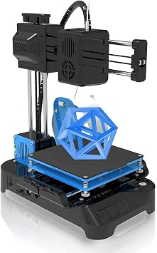 Mini 3D Printer, K7 Desktop Mini 3D Printer 100X100X100mm Printing Size for Kids Student Education for Beginners Kids Teens,Black