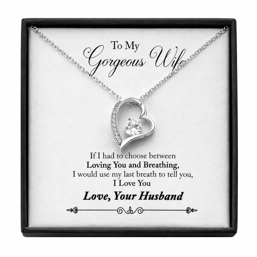 Eternal Love Necklace - Gorgeous Wife - 925 Sterling Silver Pendant-image-49