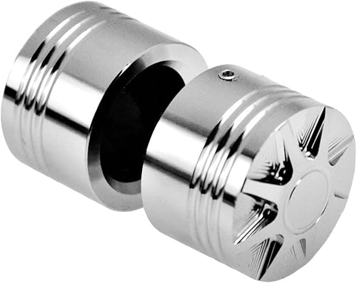 Miniatura 5 de HDBUBALUS Tapas de tuerca de eje delantero para Harley Sportster XL 1200 Dyna Softail Fat Boy Touring Street Road Electra Tri Glide 2 piezas cromadas