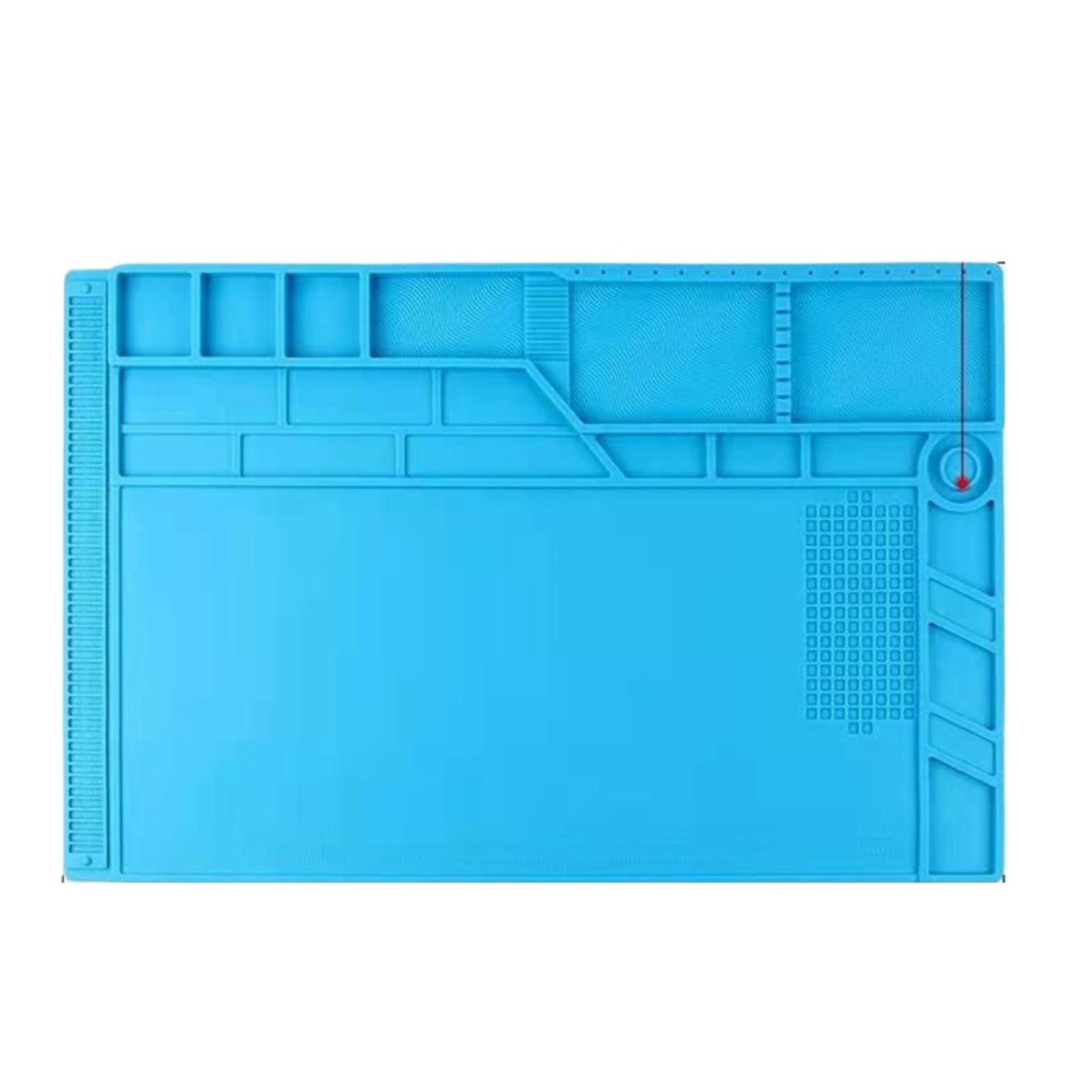 esteras de trabajo para soldadura Almohadilla aislante de reparación S180 con almohadilla de silicona magnética resistente a altas temperaturas for mesa de soldadura eléctrica.