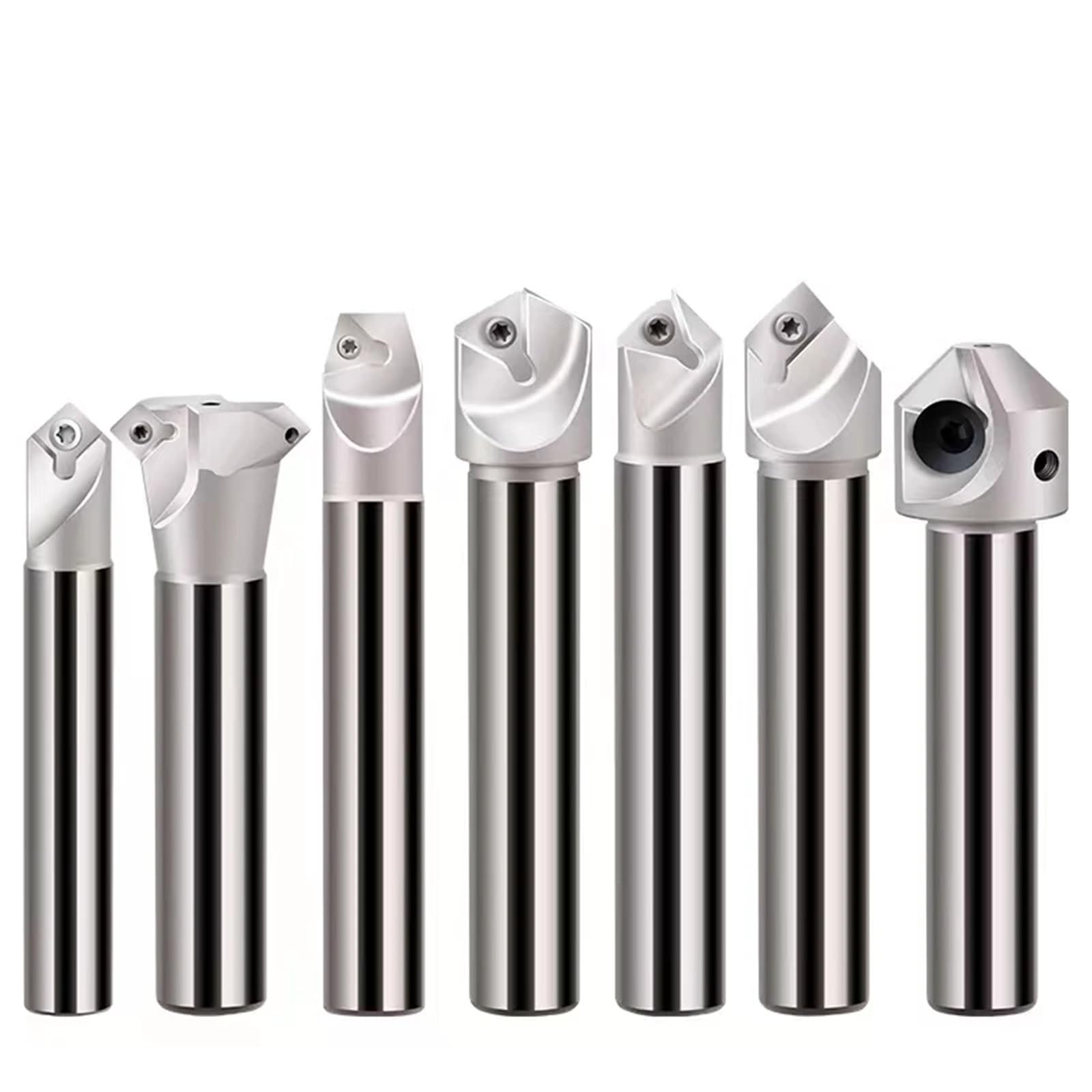 1 pièce 45 degrés/60 degrés/90 degrés/120 degrés SSP SSK SSY SSH TP45 TCMT fraise à chanfrein, outil de chanfreinage CNC(E SSH C12-15-110)