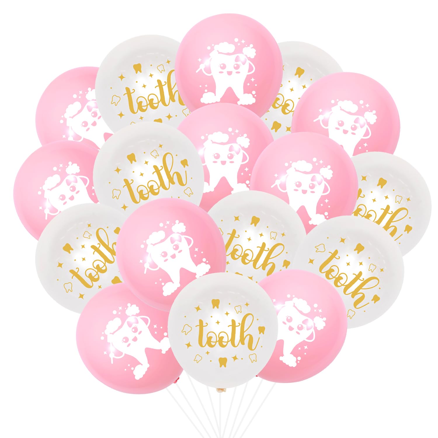 9er-Set Hundeparty Luftballons - 5 Rosa Pfoten & 4 Knochen, Perfekt Für Hundewelpen-Party & Kindergeburtstag