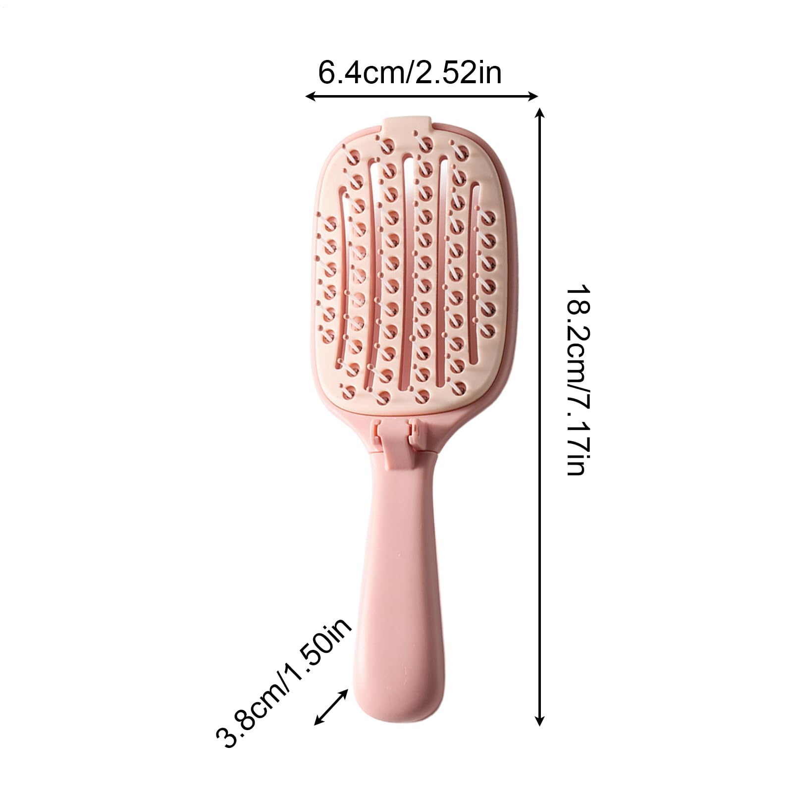 Selbstreinigende Haarbürste Faltbares Zubehör Für Haarstyling | Volumen-Haarkamm Für Frauen, Mädchen, Mütter, Zuhause, Salon, Hotel, Reise, Schwimmbad, Reisende Und Schwimmer