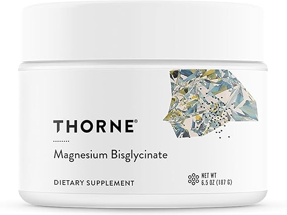 THORNE,Magnesium Bisglycinate,Powdered Magnesium Formula,Support Restful Sleep, Muscle Relaxation, Heart Health