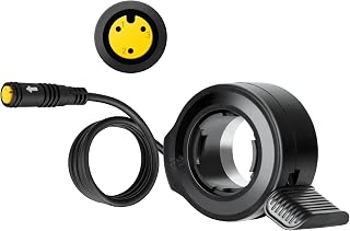 Acelerador de pulgar para bicicleta eléctrica BAFANG de 3 pines hembra, control de velocidad para BBS01B BBS02B BBS HD Mid Drive Motor, bicicleta eléctrica con conector impermeable