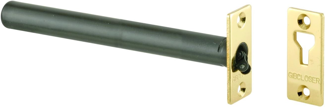 Prime-Line KC30US Concealed Door Closer, Gold, Clamshell (Single Pack)