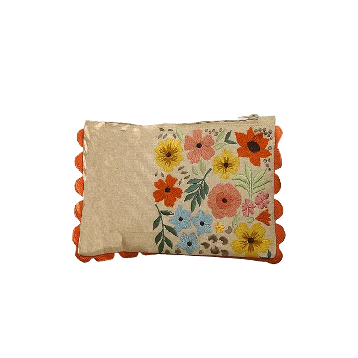 INIHOM Floral Embroidered Scallop Pouch, Multi (B0CB8BB1NH) Amazon Price History, Amazon Price Tracker