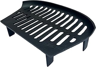 Durable 18-Inch Iron Fire Grate Heavy Duty Fireplace Grate for 18-Inch Fireback