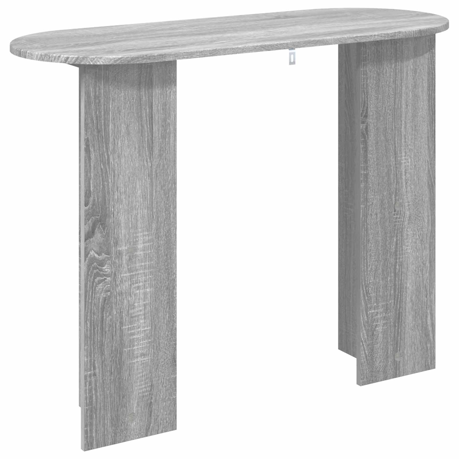 Sonoma konsola, szary materiał drewnopochodny, 100 x 39,5 x 75 cm, stolik ścienny, stolik pomocniczy, stół do korytarza, z miejscem do przechowywania do salonu, przedpokoju, sypialni, jadalni