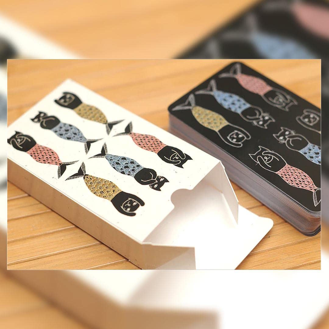 Amazon.co.jp: ゆるかわ！マーメイドキャットのタロットカードオラクル