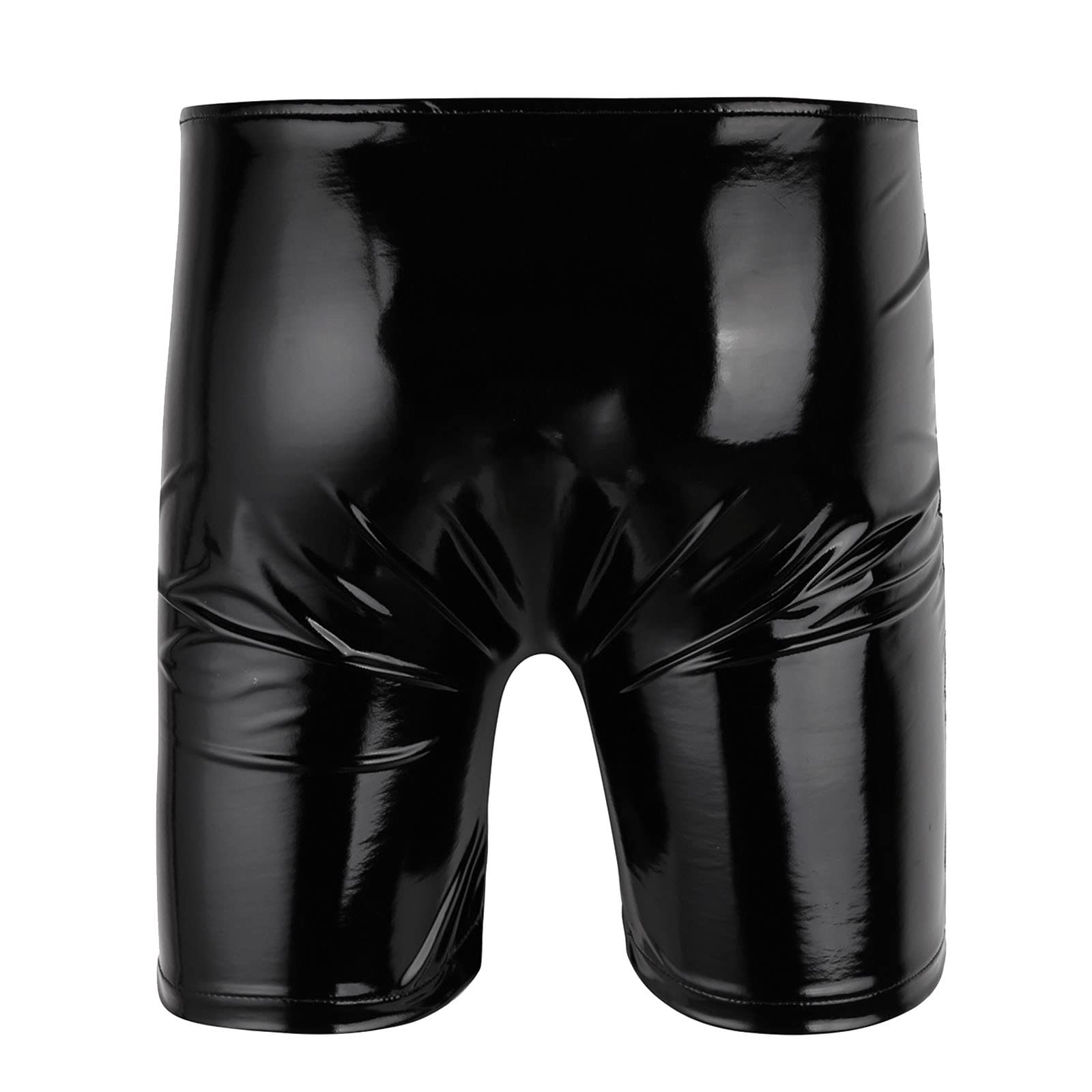 Sous-vêtements en maille pour homme, goût cuir doux, sous-vêtements, shorts, pantalons, pantalons en latex rouge