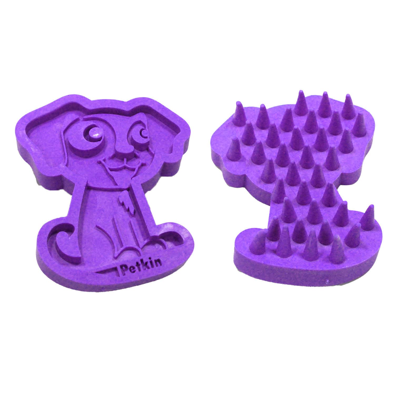 Emily Pets Cat and Dog Grooming Brush,Shampoo Bath Brush Soothing Massage Rubber Comb with Adjustable Ring Handle for Long Short Haired (Color:Purple) (B09QGXDCG3) Amazon Price History, Amazon Price Tracker