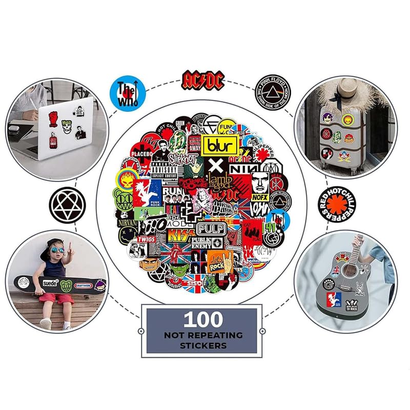 100PCS Q Versione Cartoon Animali Adesivi per Laptop Bagagli Snowboard Bicicletta Skateboard Decal per Bambini Adolescenti Adesivi per cartoni animati per adulti