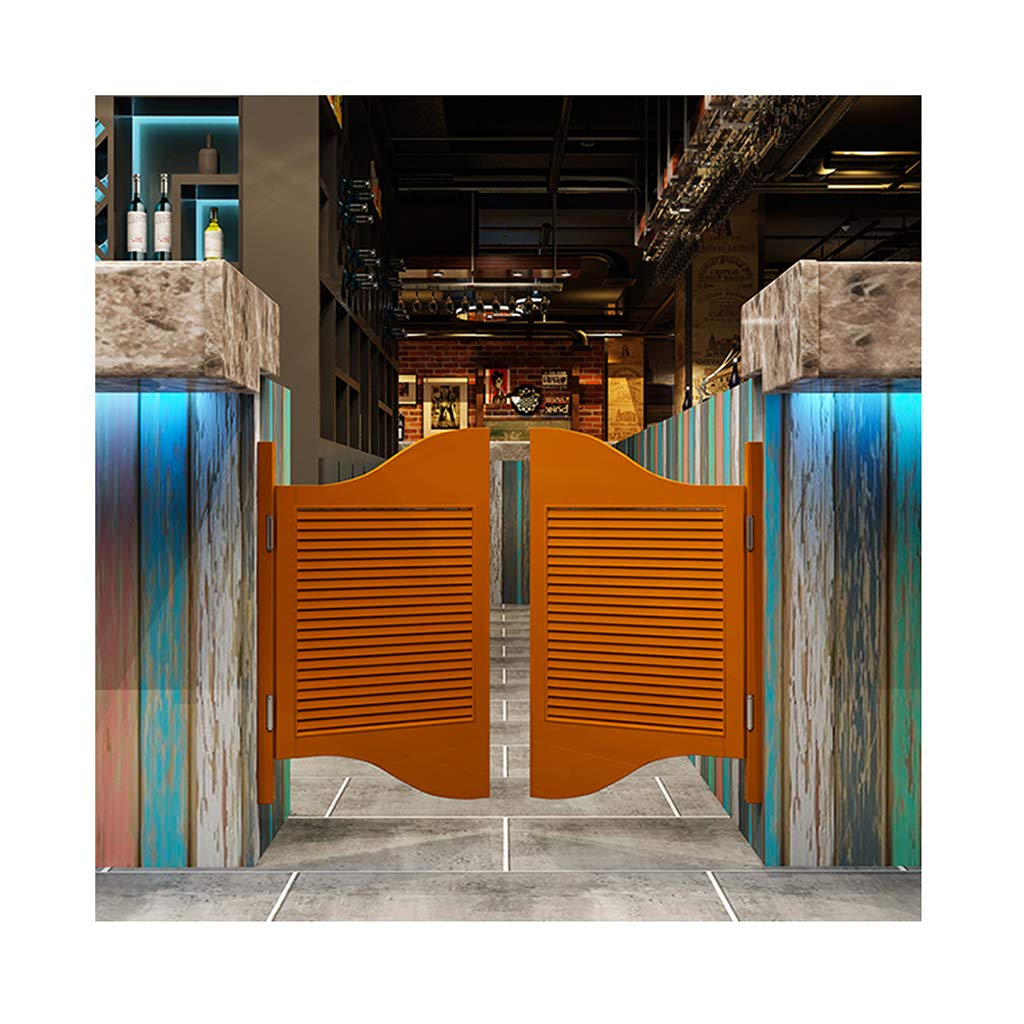 DHXYZMPremade Cafe Doors Emporium Pre-Dyed Blinds Door Kitchen Restaurant Balcony Automatic Closing Revolving Door Pub Corridor Entrance Partition Door Can Be Customized