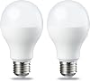 Amazon Basics LED Bulbs, Edison Screw Thread E27, 13W Equivalent to 100W Bulb, Cool White, not dimmable, Pack of 2 [Energy Class E]