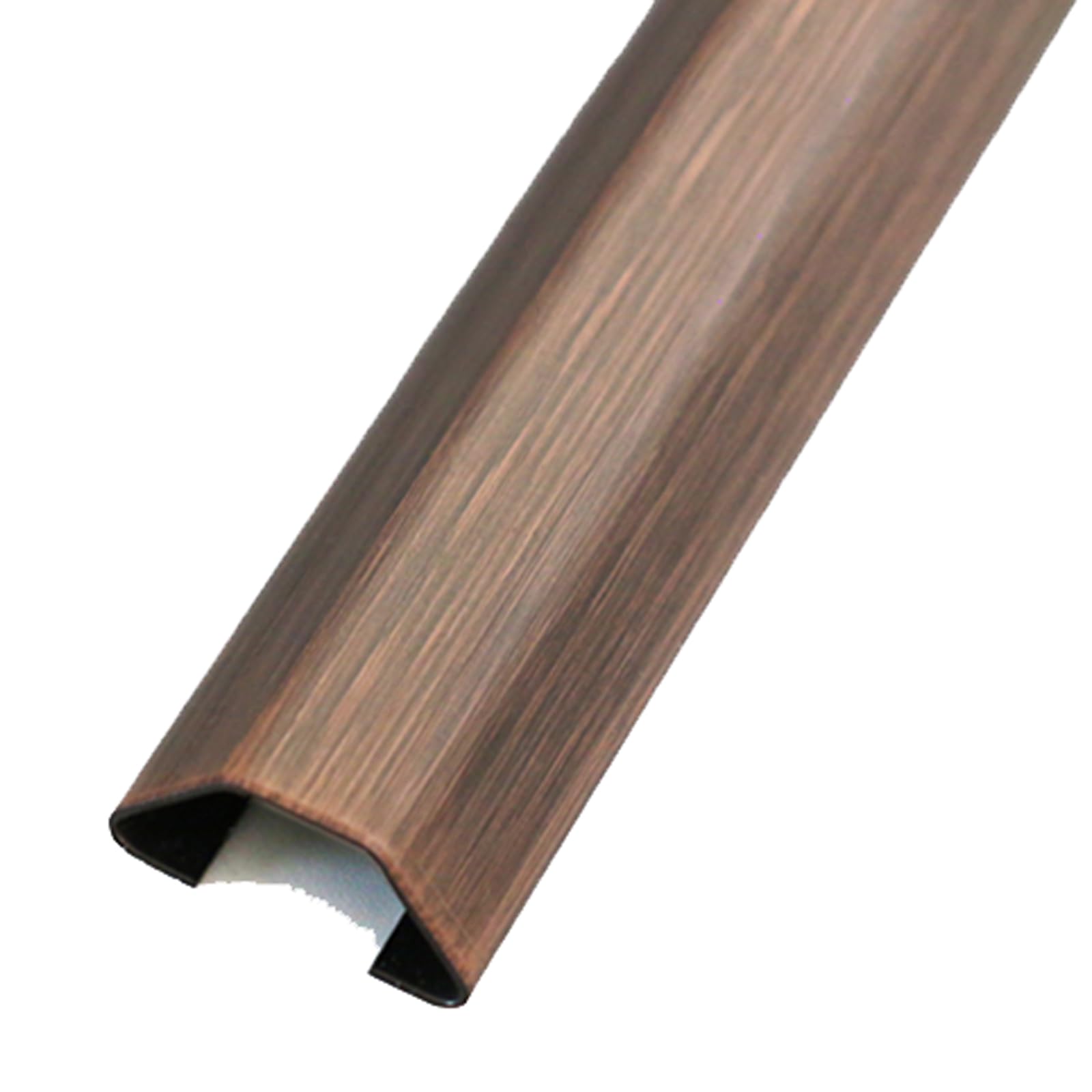 Canaline per Cavi in Silicone, Canalina passacavi in Acciaio Inox da 1 m con Nastro Adesivo, Confezione da 2, Multicolore, Diverse Misure(Brown,3#)