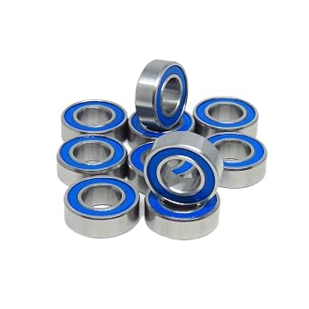 10pcs MR52 2RS 2x5x2.5 mm MR Series Miniature Ball Bearings Blue Seals Model MR52RS(623-2RS 3x10x4mm)