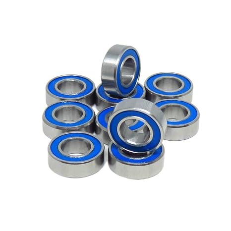 10pcs MR52 2RS 2x5x2.5 mm MR Series Miniature Ball Bearings Blue Seals Model MR52RS(623-2RS 3x10x4mm)
