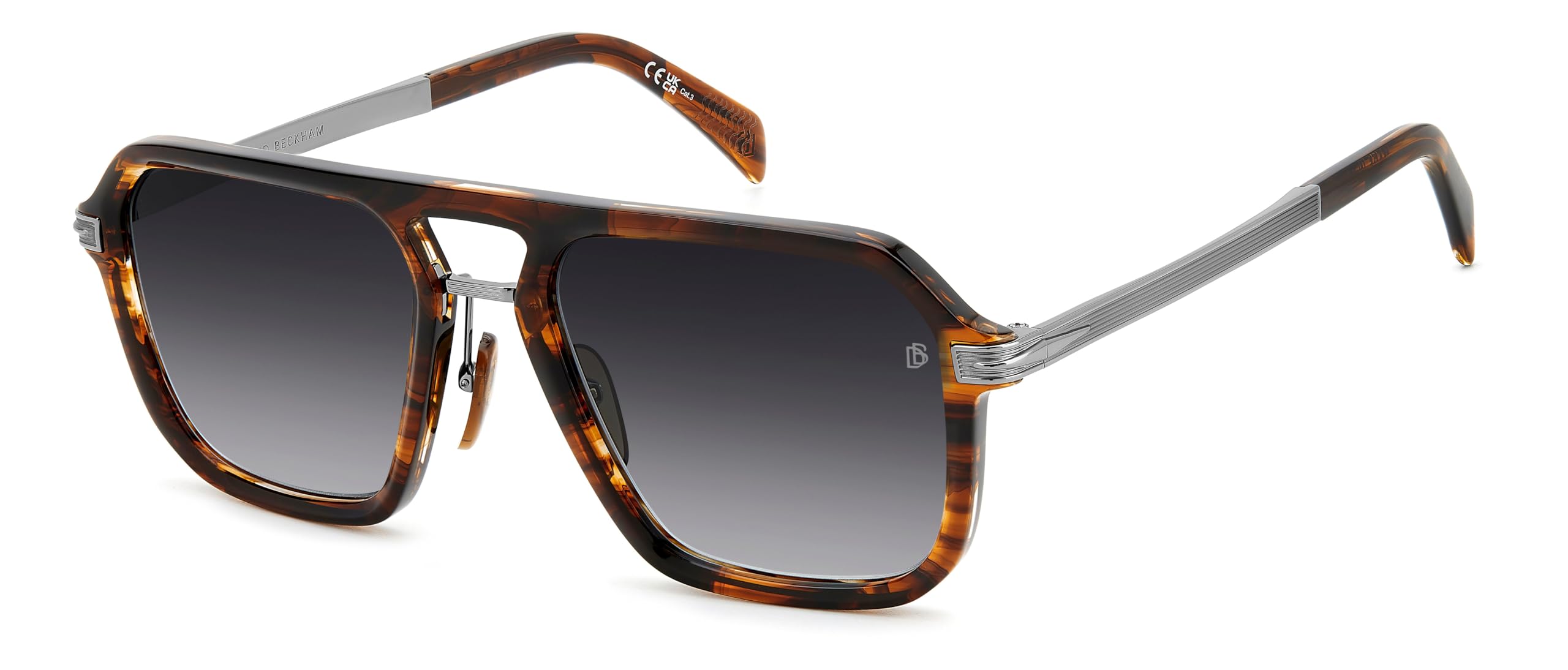 Lunettes David Beckham DB 7136 marron pour un style urbain chic