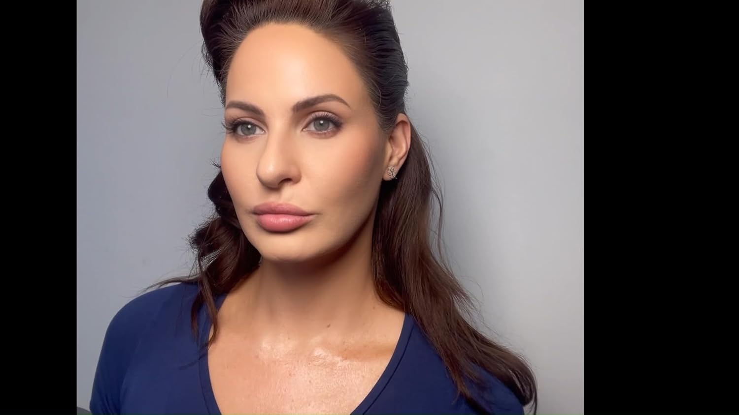 Sparkly Crystal Huggie Hoop Earrings, Tarnish Resistant 18k Yellow Gold Filled - Image 5