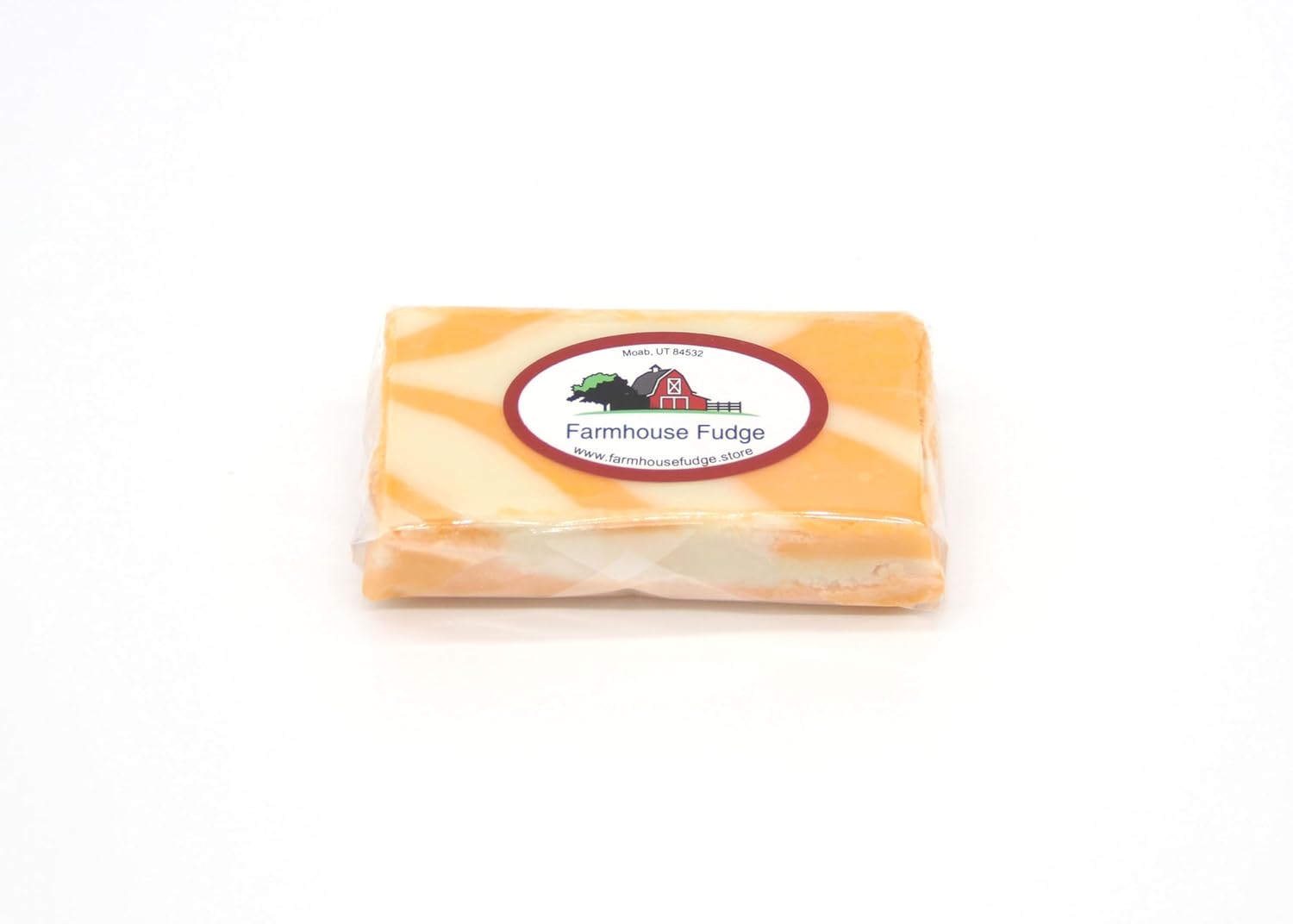 Farmhouse Fudge – Orange Cream Fudge, 48 oz – Rich & Creamy Vanilla & Orange Swirl Fudge, Gourmet Candy Gift