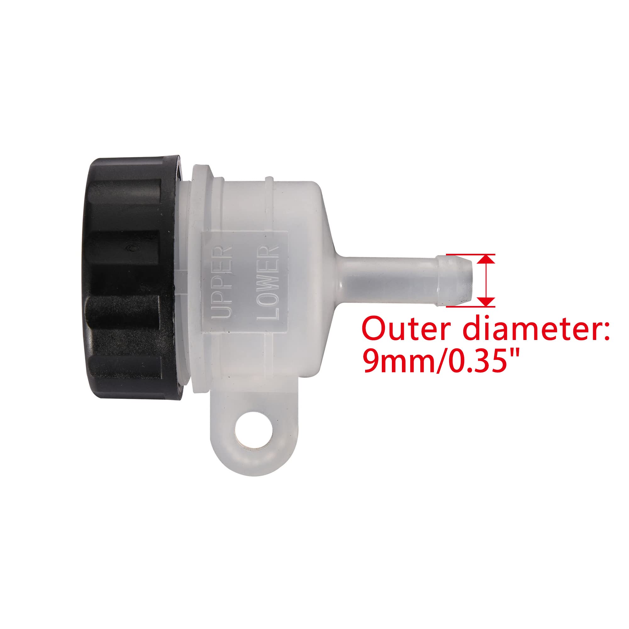 Serbatoio Olio Universale GOOFIT In Plastica Per Freno Posteriore Moto E Pit Bike