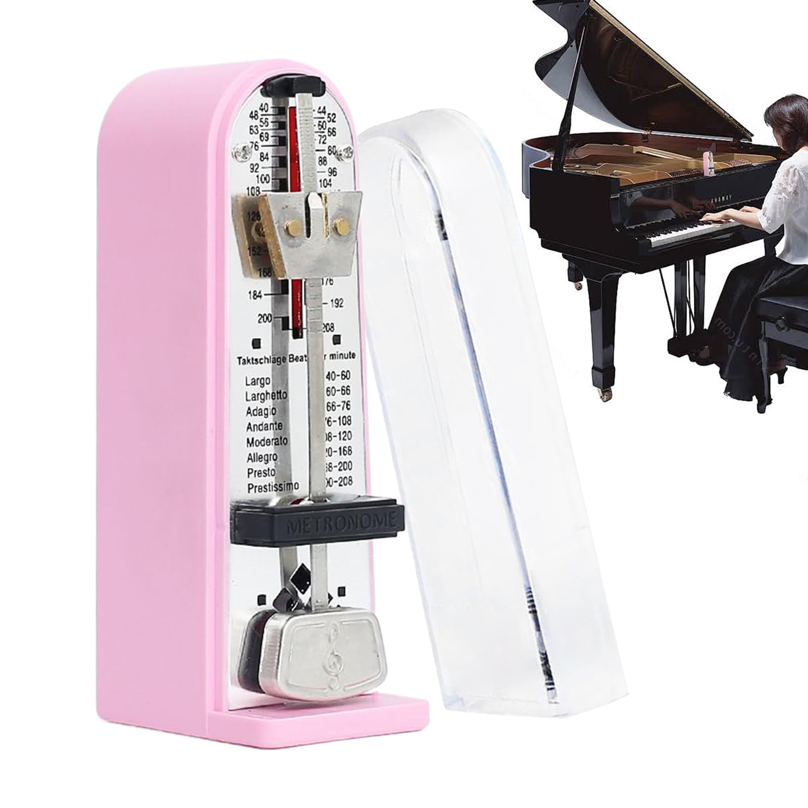 Métronome pour guitare, violon, banjo, batterie : accessoire d'exercice multi-instruments - 8