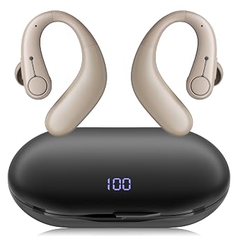Royal Hearing OTC Hearing Aids for Seniors Rechargeable - Bluetooth Hearing Aid with Noise Cancelling - FDA Registered - Self-Fitting, No Prescription Needed - F-Aid-beige3