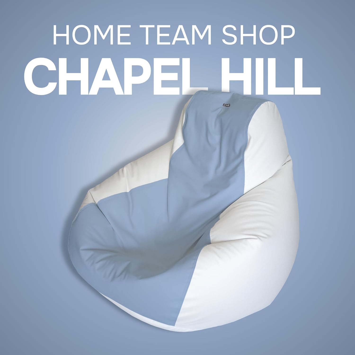 E-SeaRider Game Day Bean Bag (Carolina/White, Large)