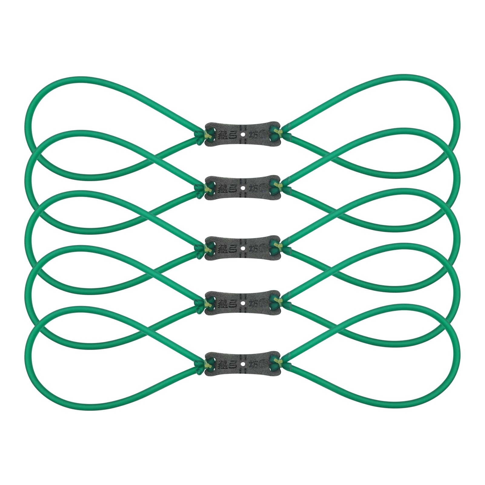 OBTOUTDOOR 5Pcs Slingshot Replacement Bands Tubular Elastic Rubber Slingshot Band for Hunting Catapults (2050)
