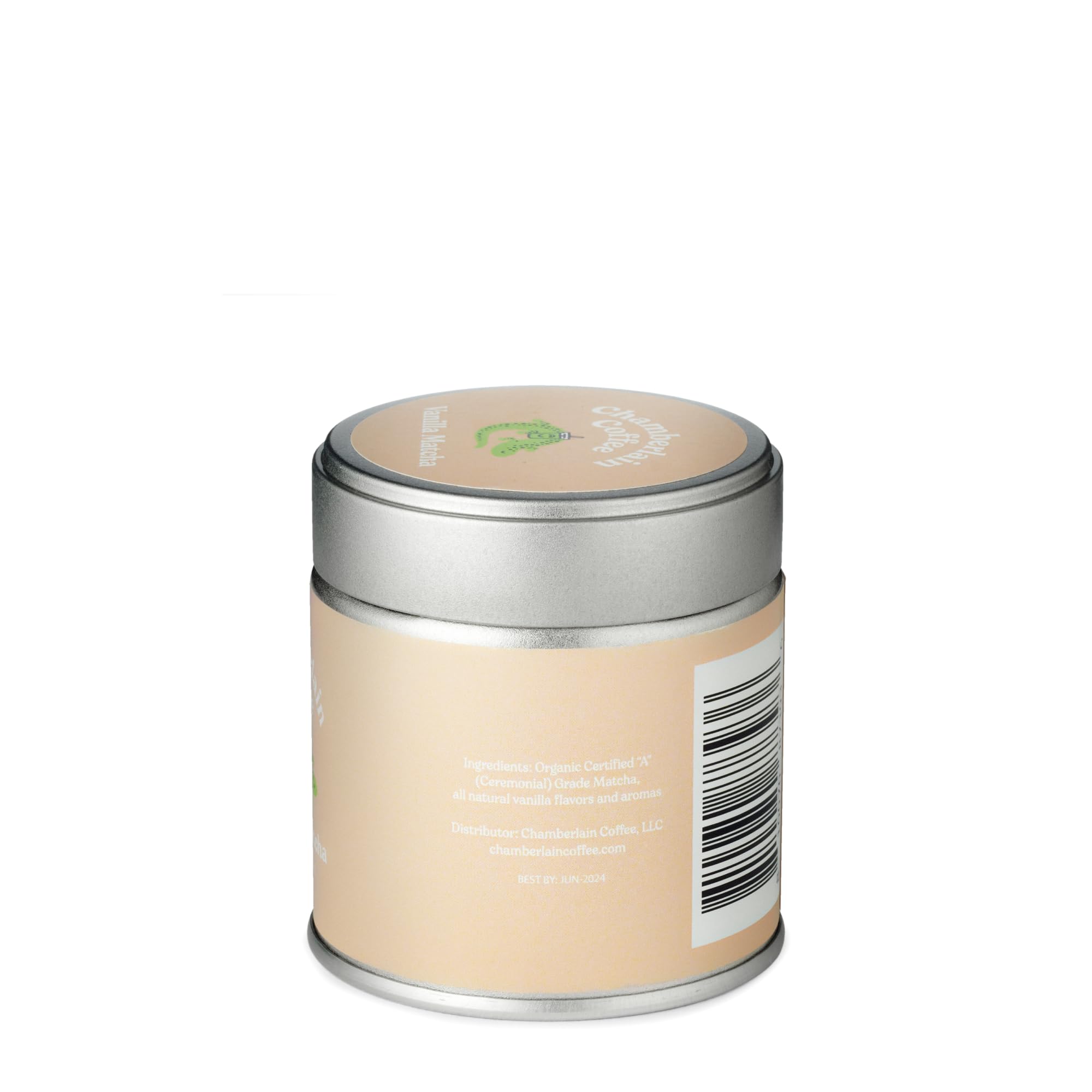 Chamberlain Coffee Matcha Japanese Green Tea Powder, Vegan, Gluten-Free 1oz tin, Vanilla