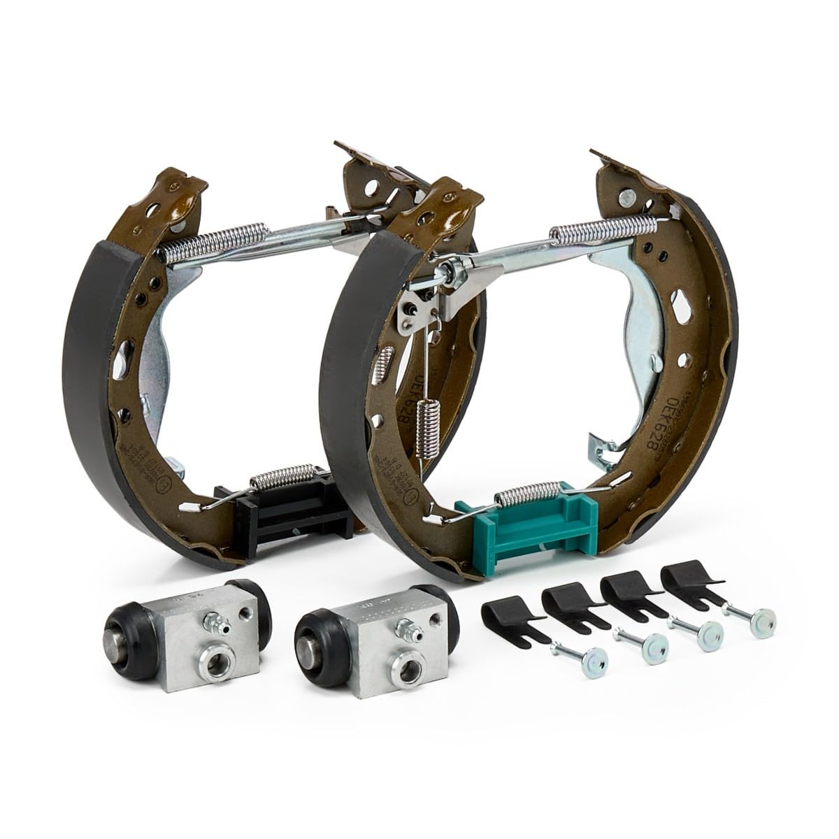 RIDEX 3859B0278 Kit frenos disco de tambor Trasero con cilindro de freno de rueda con accesorios Compatible con FORD Fiesta Mk6 Hatchback CB1, CCN, JA8, JR8