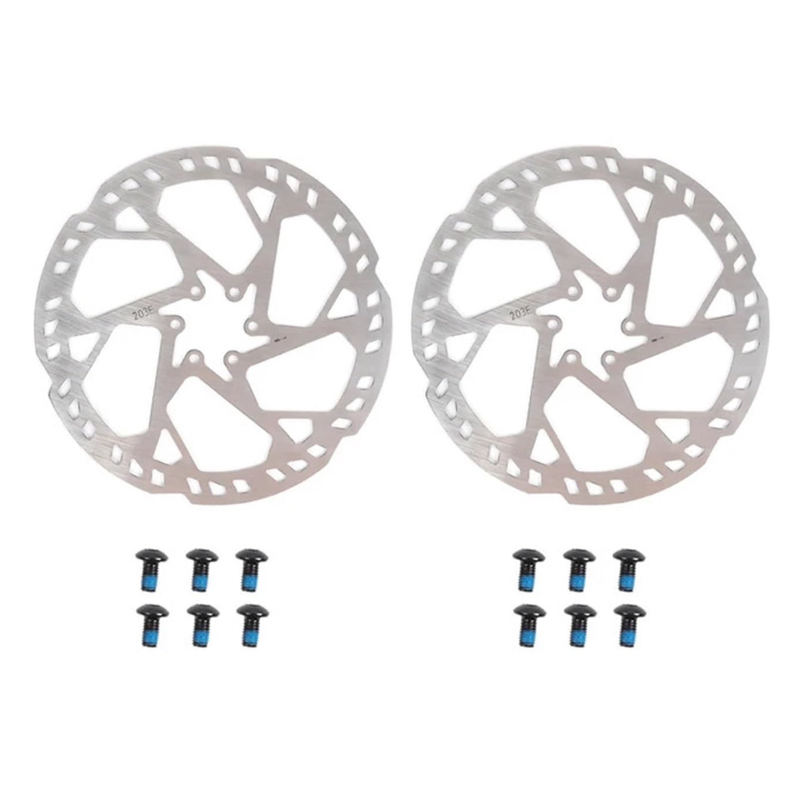 Freins de vélo for Scooter électrique, 2 pièces, 140/160/180/203mm, épaisseur de Disque 2.3MM, Support Abs, Accessoires de vélo(203MM x2)