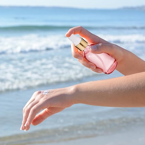 Miniatura 6 de Tessco 20 botellas de spray de vidrio vacías atomizador de perfume recargable Mister reutilizable, pequeña bomba de pulverización fina transparente