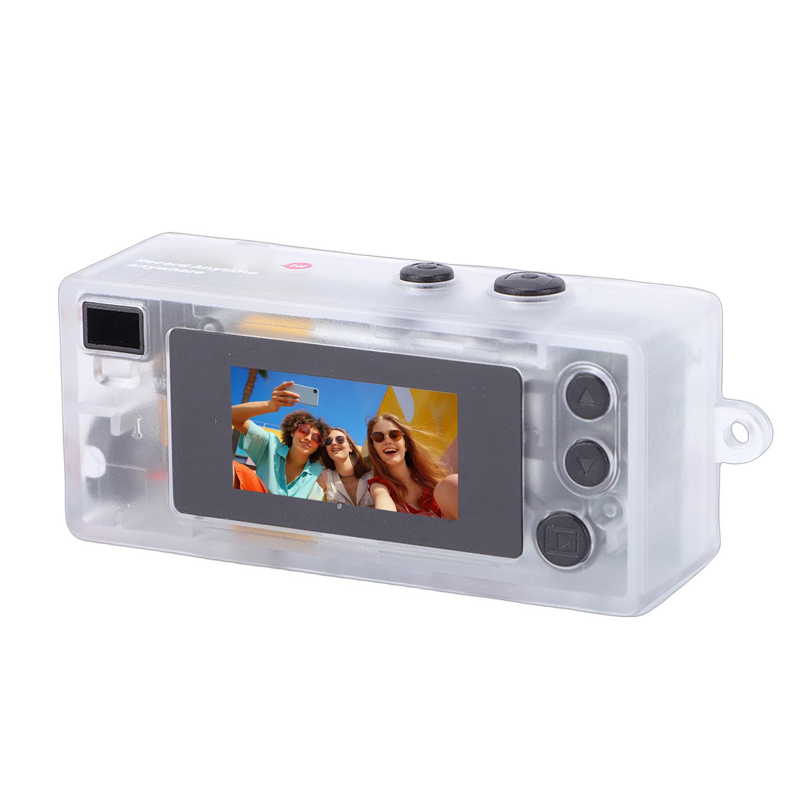 Mini Keychain Camera, 1080P HD Pocket Size Digital Camera with Auto Focus, 0.96" Display Retro Small Cam for Travel, Party, and Gift-image-31